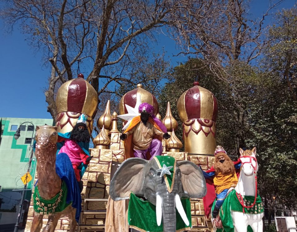Reyes Magos en la alameda Central