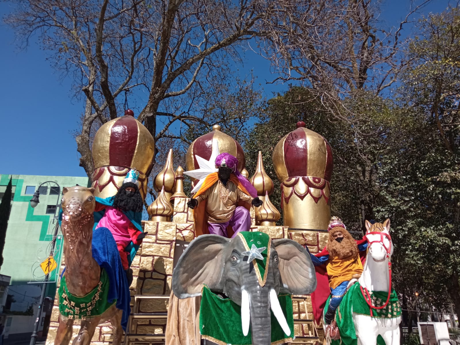 Reyes Magos en la alameda Central