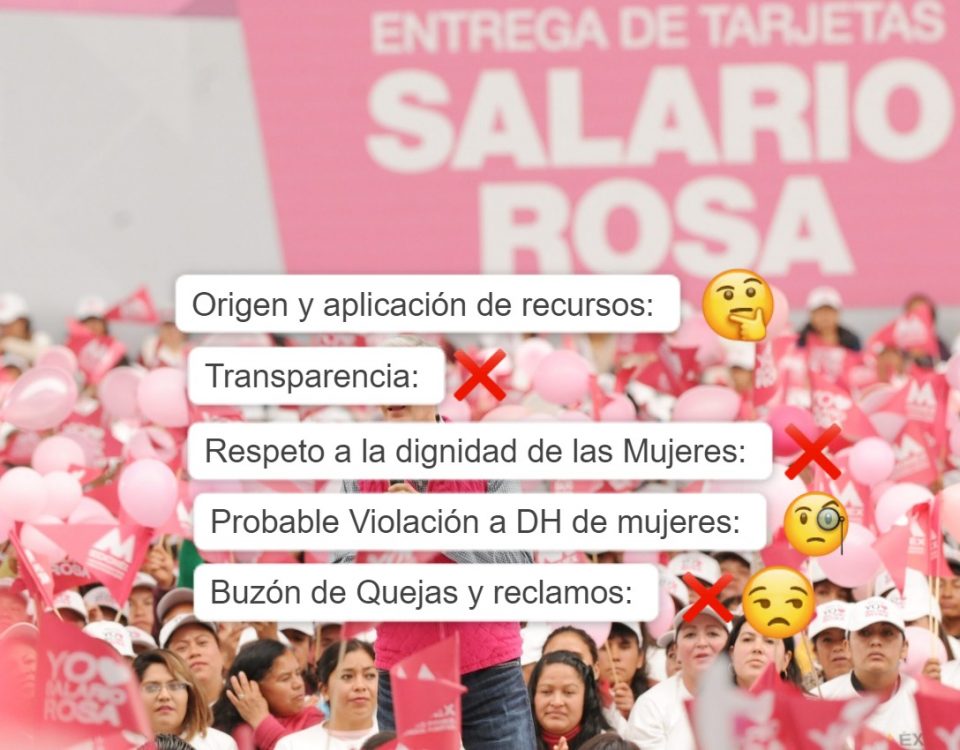 Cuestionamientos sin atender Salario Rosa