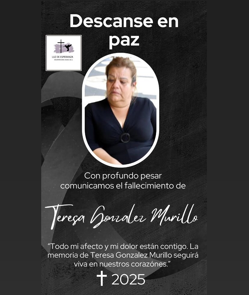 Teresa González esquela