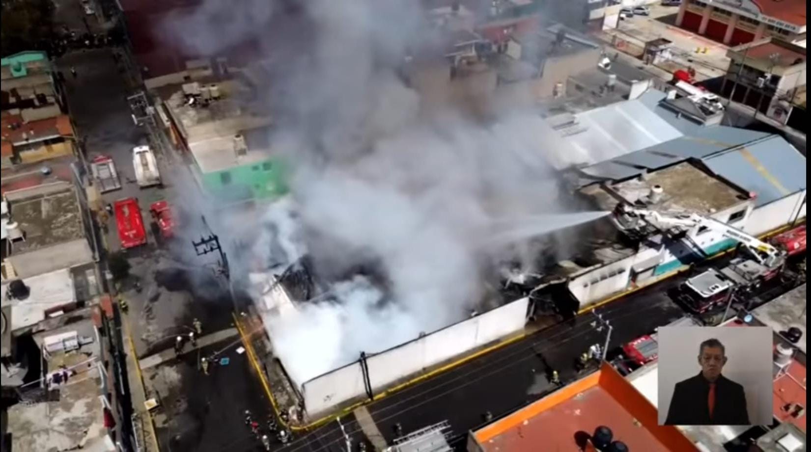 Grúa Escala bomberos de Toluca